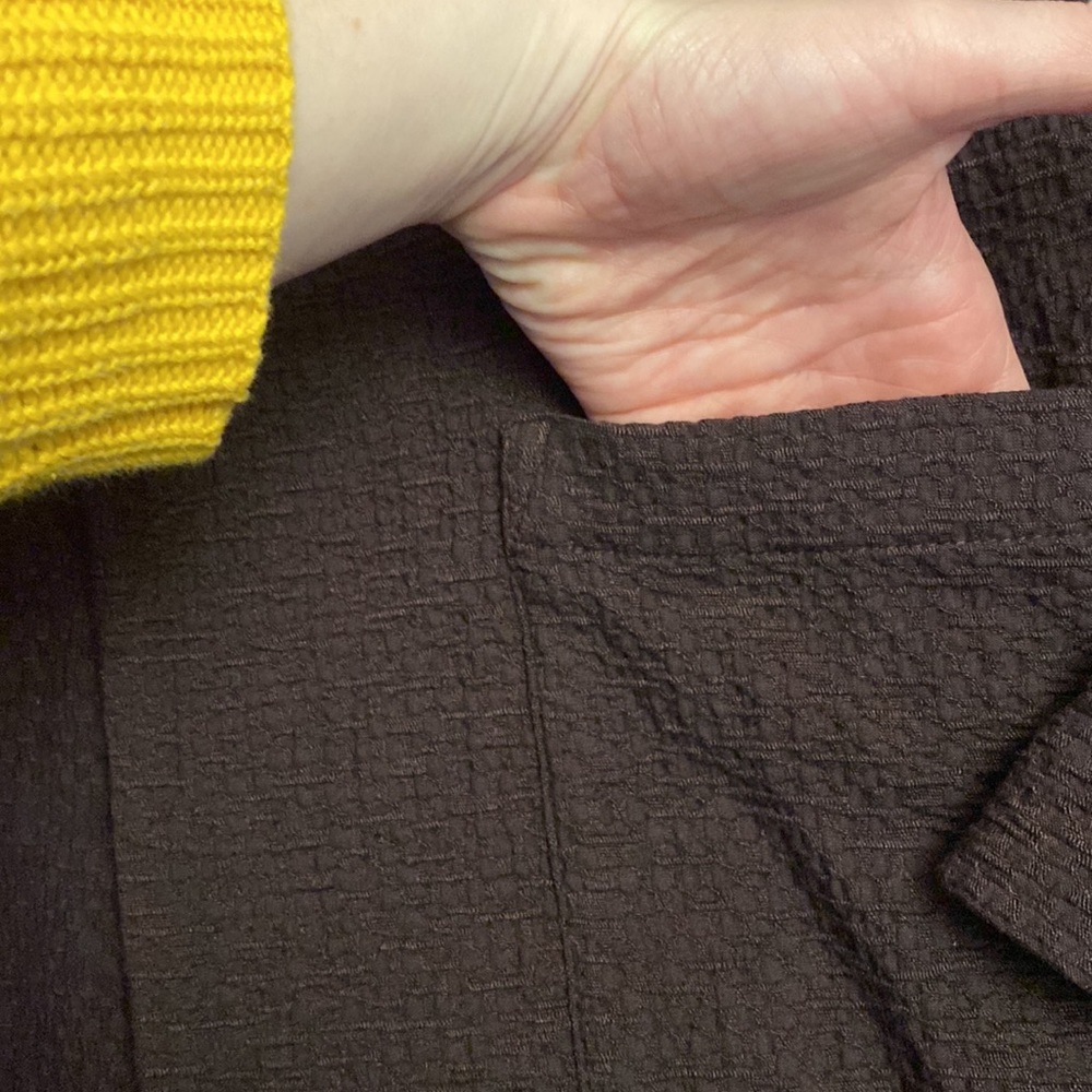 Eileen Fisher Textured Open Blazer - Picture 4 of 8
